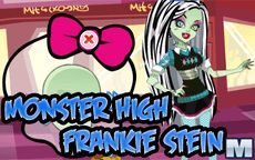 Vestir a Frankie Stein, curiosa monster high