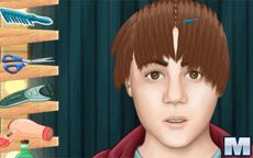 Vestir peinar y maquillar a Justin Bieber - Real Haircuts