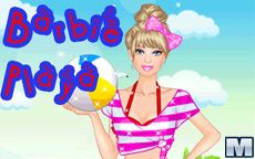 Juego de vestir a barbie en la playa - Juega juego de vestir a barbie en la  playa en Macrojuegos